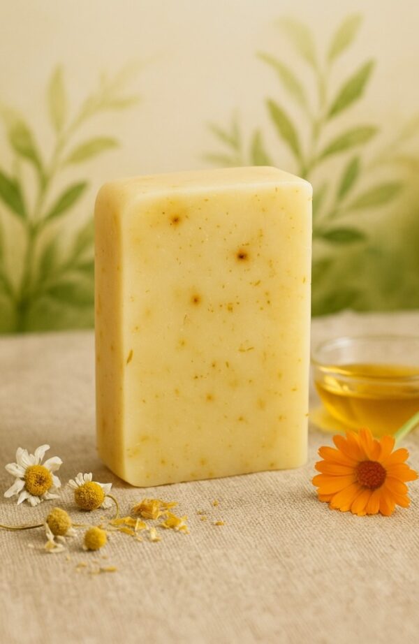 1.1 Jabón Botánico de Manzanilla (Chamomile Botanical Soap)