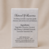 LAVANDA INGREDIENTES 12.01 Lavender Artisan Soap
