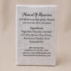 GRACE INGREDIENTES 02.01 Grace Artisan Soap