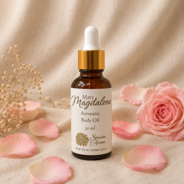 MAGDALENE INICIO María Magdalena • Aceite Corporal de Rosas y Sándalo para el Estrés