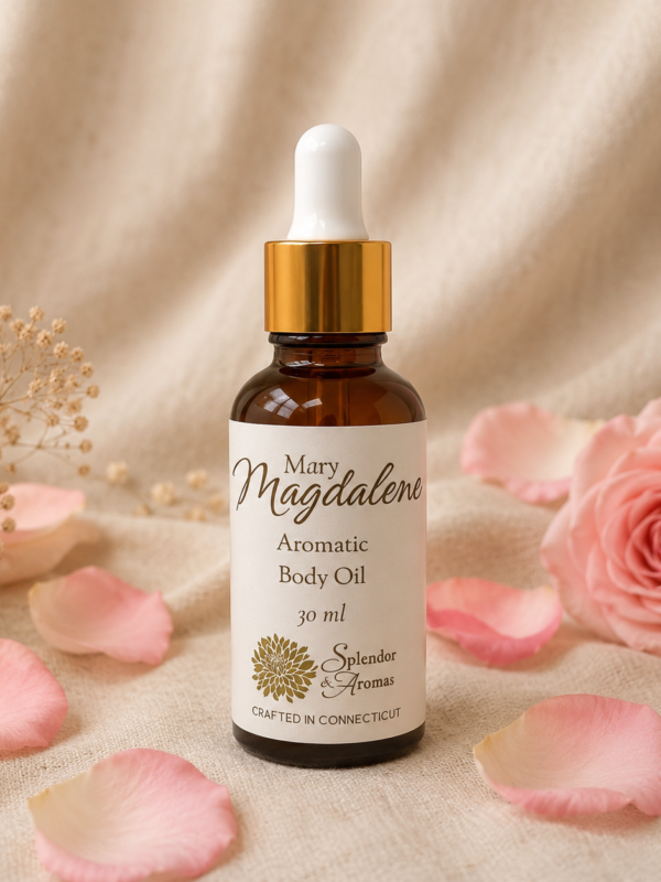 MAGDALENE INICIO María Magdalena • Aceite Corporal de Rosas y Sándalo para el Estrés