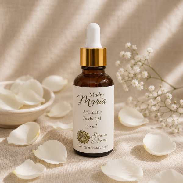 MARIA INICIO Madre María • Aceite Corporal de Jazmín y Rosas para el Consuelo