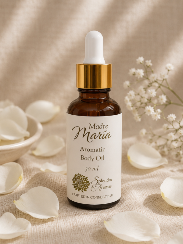 MARIA INICIO Madre María • Aceite Corporal de Jazmín y Rosas para el Consuelo
