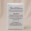 MISTIQUE INGREDIENTES 03.01 Mistique Artisan Soap