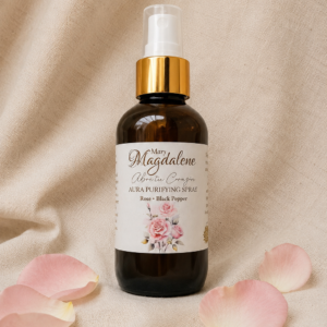 María Magdalena • Spray Botánico de Rosas y Sándalo para Almohadas
