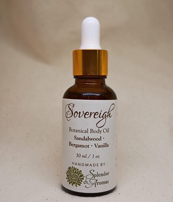 sovereigh front Sovereigh Aromatic Body Oil