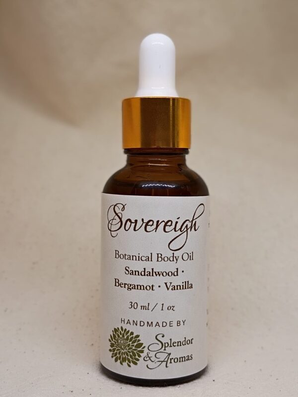 sovereigh front Sovereigh Aromatic Body Oil