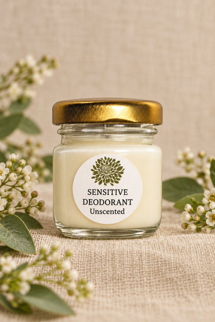 Desodorante en crema · Piel sensible · Sin aroma